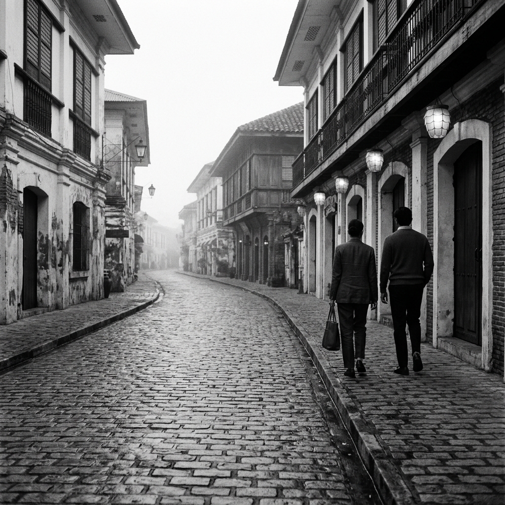 Vigan Cobblestone Street